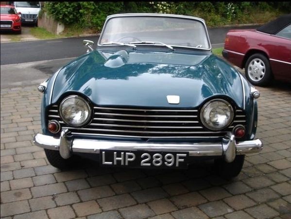 Kevin O'Hara's Triumph TR5, commission number CP 2 O
