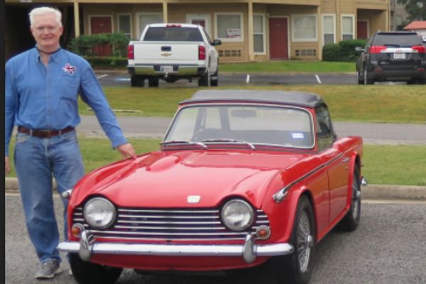 Jim Fitzpatrick's Triumph TR5, commission number CP 3087 L