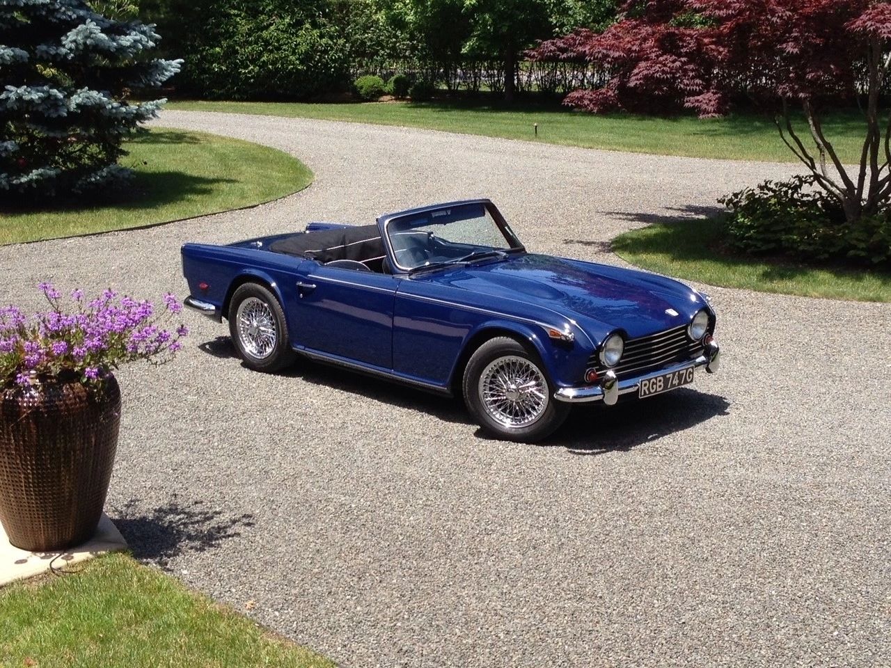 Alex Greene's Triumph TR5