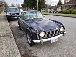 Jonathan Clegg's Triumph TR5