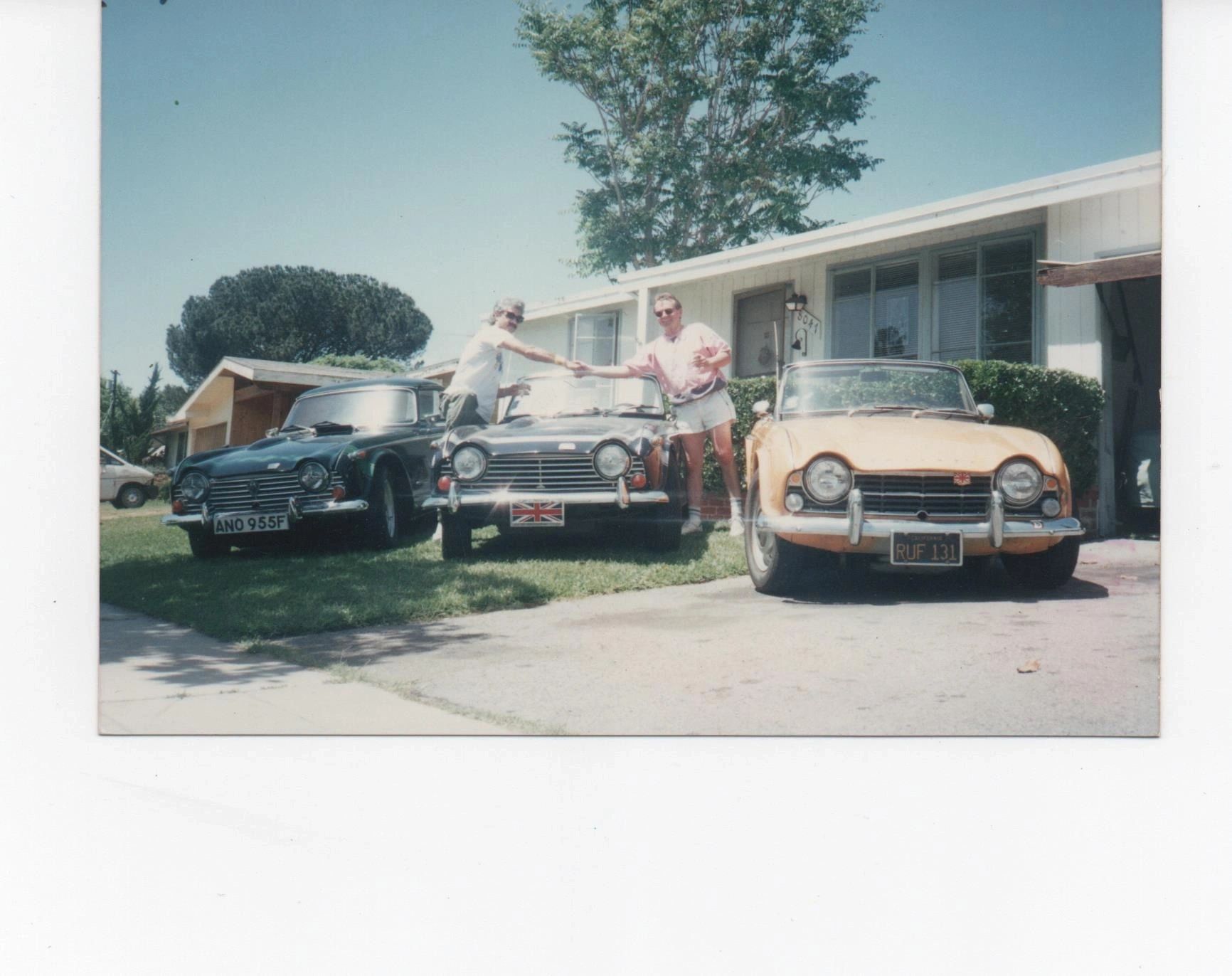 Peter Huppuch's Triumph TR5, commission number CP 2068 O