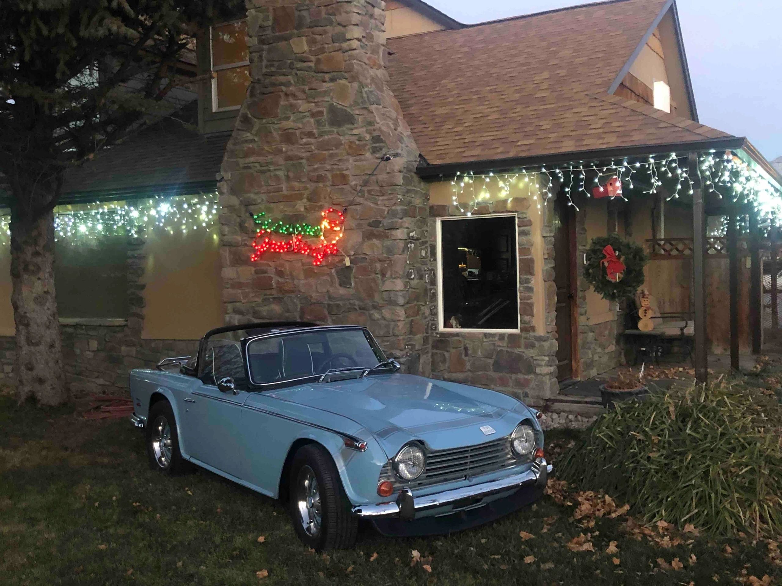 Triumph TR5 during the winter off season